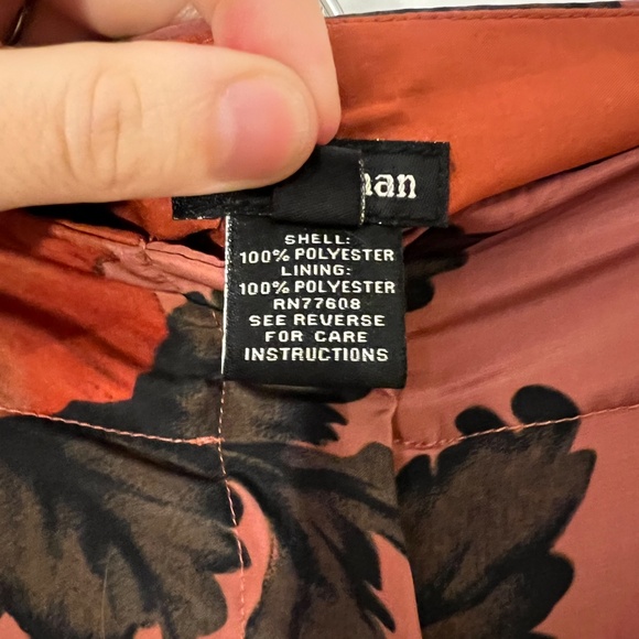 J. Peterman wide leg floral flowy pants - Picture 4 of 8